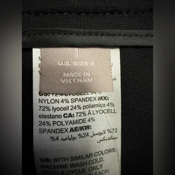 NWT Chico’s black slim fit pants dress, casual, work pants size 8 - Picture 4 of 11